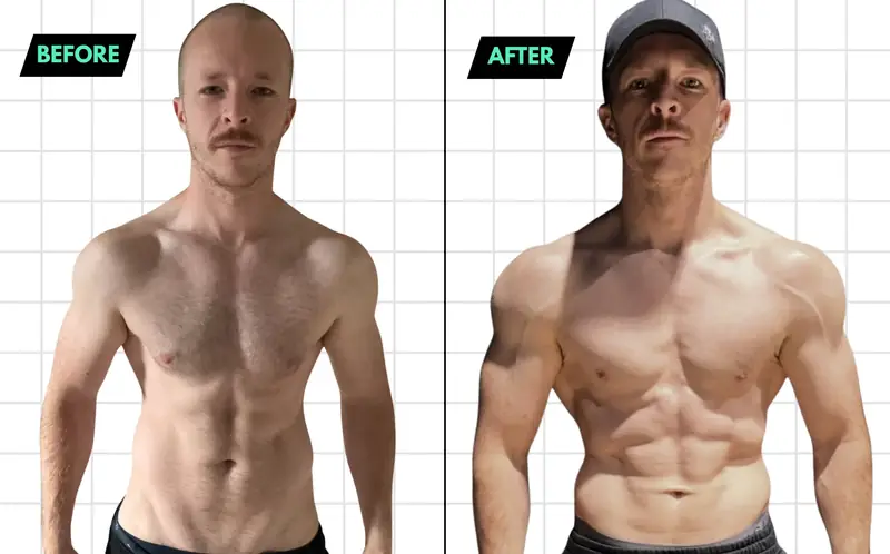 Vincent — before & after Oeyen Coaching